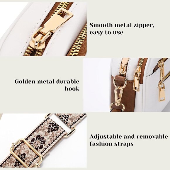 Elegant Compact Vegan Leather Crossbody Bag - Perfect for Every Occasion - Picture 6 of 7